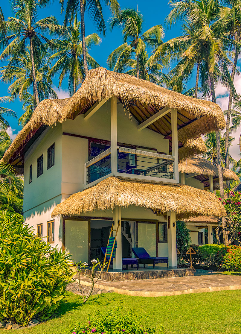 Bali Villa am Meer.