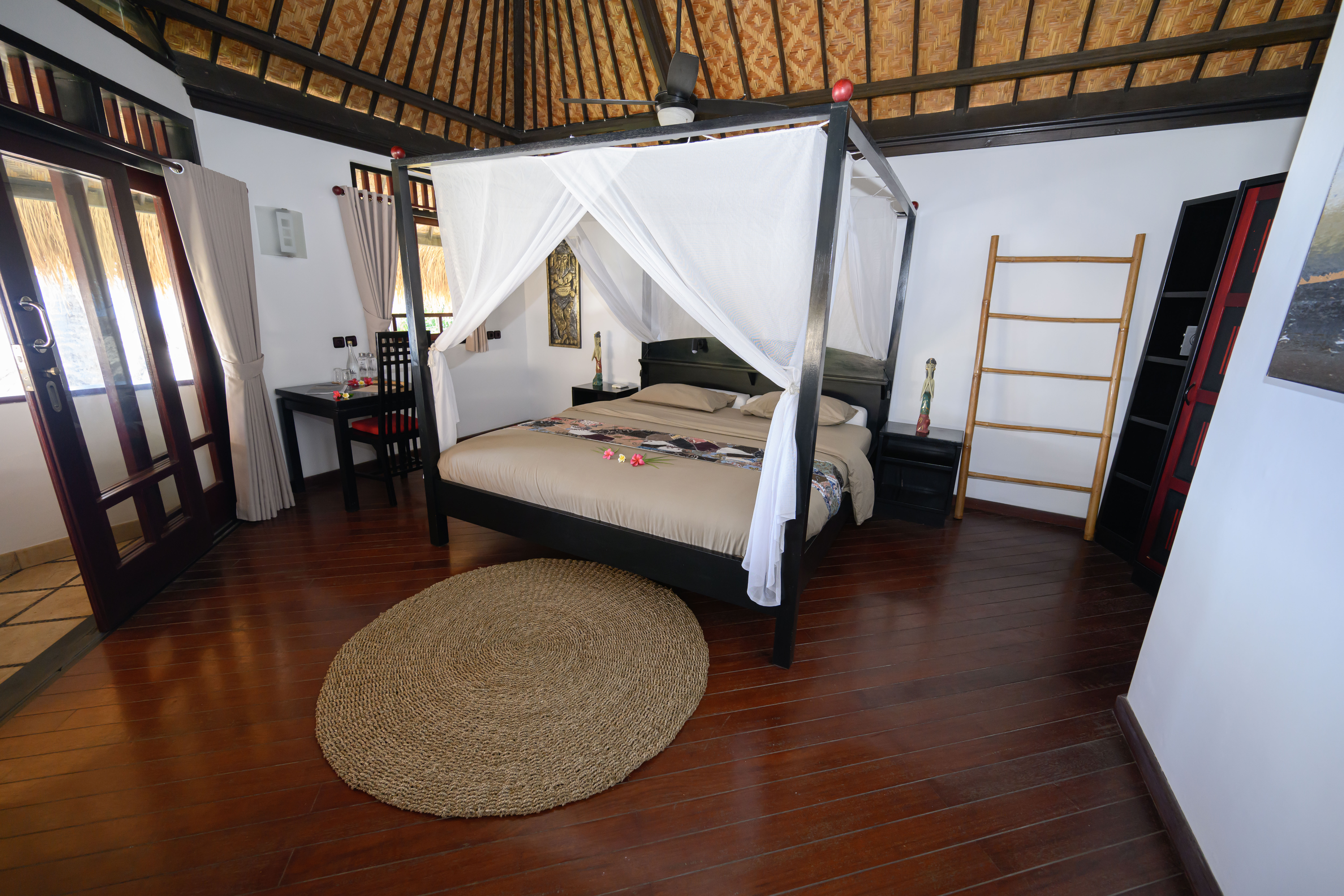 Deluxe Ocean View Room with king-size bed at Breeze North Bali Ocean Resort