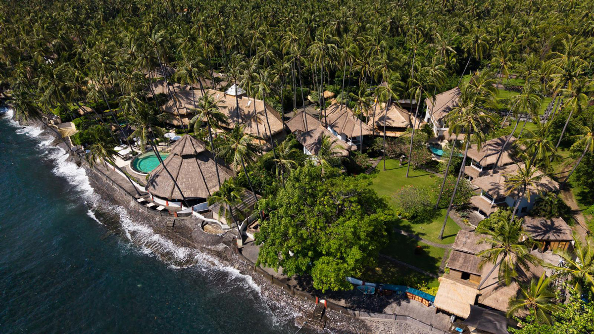 Luftaufnahme Breeze Resort auf Bali