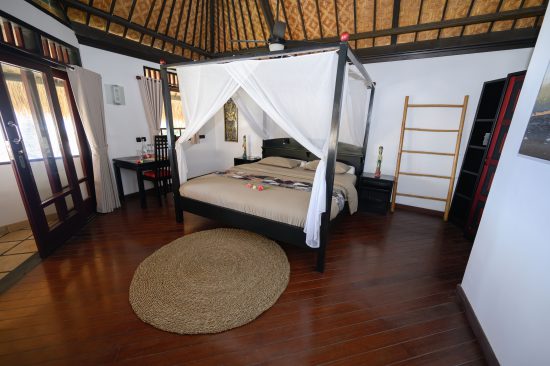 Deluxe Ocean View Room with king-size bed at Breeze North Bali Ocean Resort