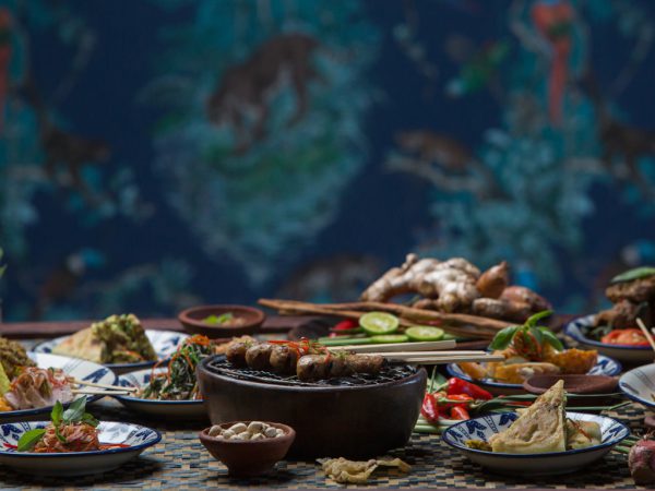 verschiedene indonesische Gerichte